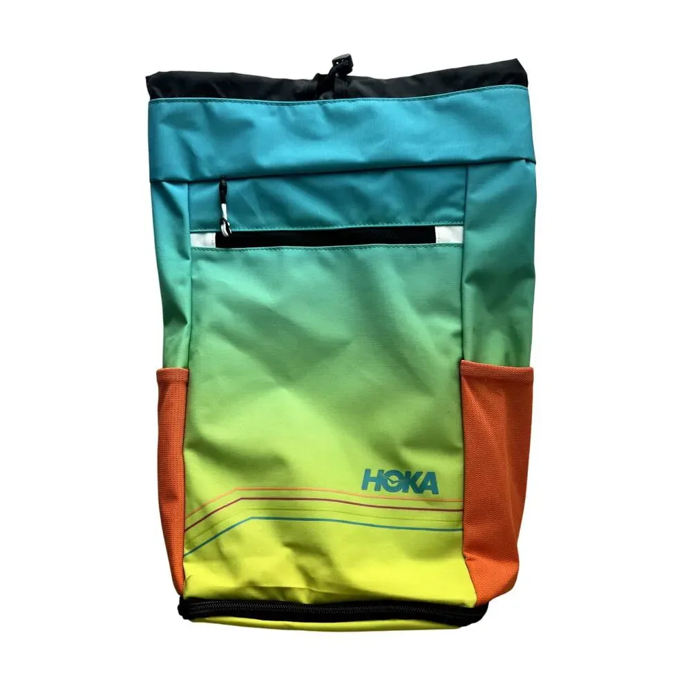 NEW Hoka One One Ocean Mist Gradient Field Backpack Shoe Bag Lightweight Storage